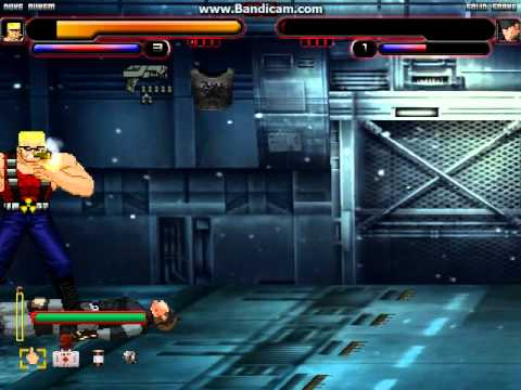 Mugen Battle: Duke Nukem vs Solid Snake