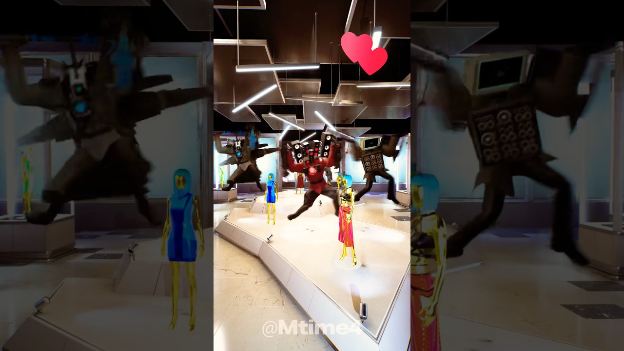 OHIO Titan Speaker man & Titan Cameraman Oiia Oiia Dance | Show Window