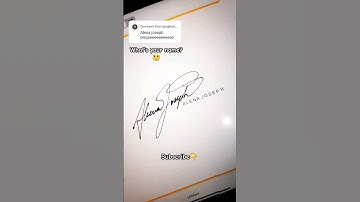 Satisfying Signature, But in 5 sec! #shorts