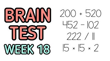 Brain Test: Tricky Puzzles WEEK 18