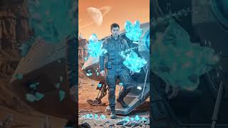 Floating alien crystals rise from the ground, glowing bright blue. #spaceship #viral #youtube