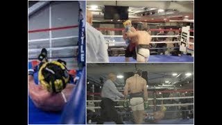 FOOTAGE ! CONOR MCGREGOR vs PAULIE MALIGNAGGI SPARRING KO ! DIFFERENT ANGLES