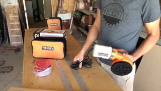 Ridgid Sander Preview with Peters HandCrafted