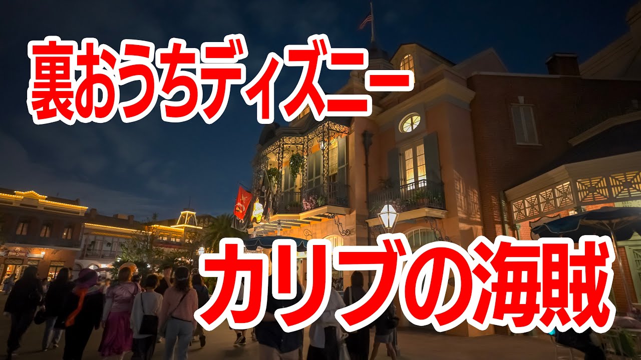 裏側丸見え!?  【裏おうちディズニー】カリブの海賊 / 東京ディズニーランド  :  Pirates of the Caribbean viewed backwards