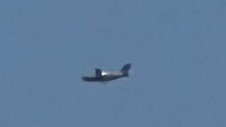 4 bladed Piper PA-46-350P Malibu Mirage N131RL landing to ISP Airport over my house from GON