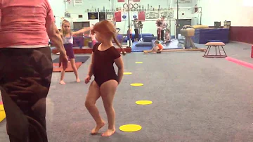Rosie at Gymnastics