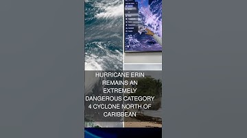 Hurricane Erin remains an extremely dangerous Category 4 cyclone north of Caribbean