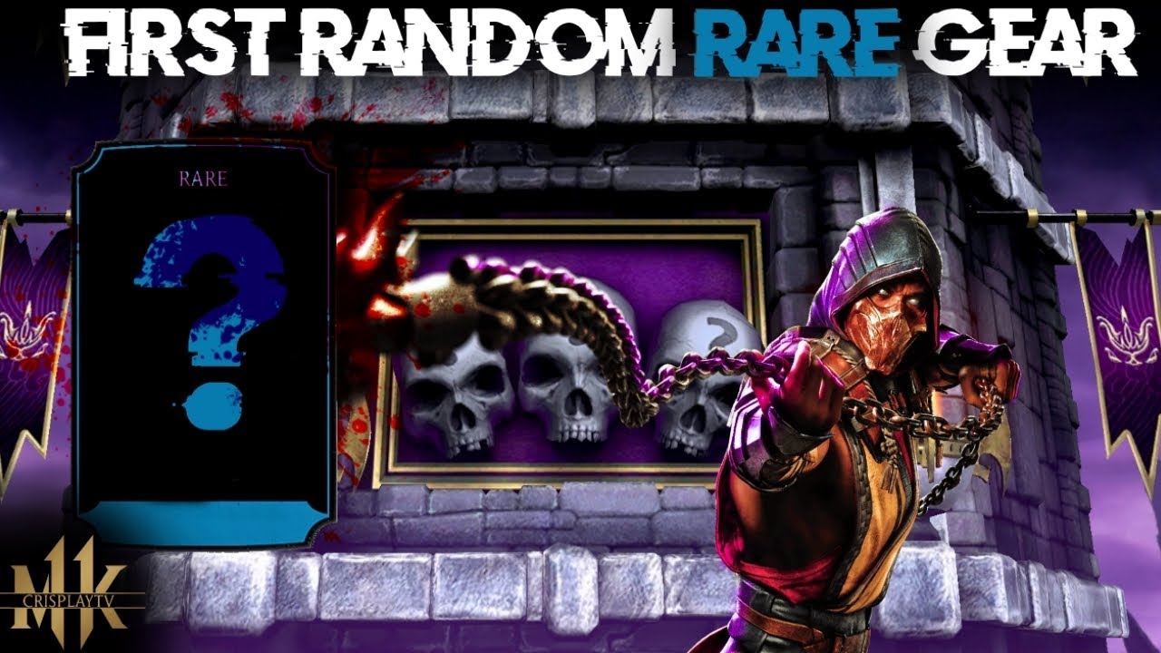 My First Random Gear Rare Drop. Fatal Dark Queen's Tower MK Mobile. 61-75