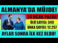 Almanya'da aylar sonra yüzler güldü! İşte Merkel'i sevindiren o haber! Son dakika haber canlı yayın