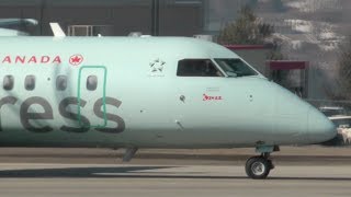 De Havilland Canada Dhc-8-311 Dash 8 Engine Startup, Taxi, And Takeoff