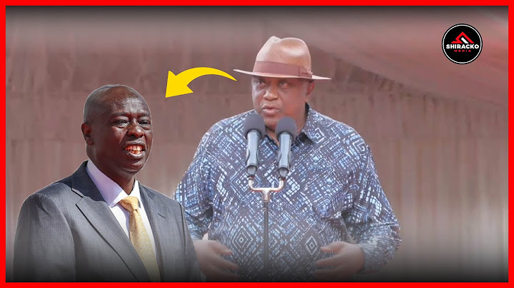 TUWACHE UKABILA! UHURU KENYATTA FACES GACHAGUA IN EMBU