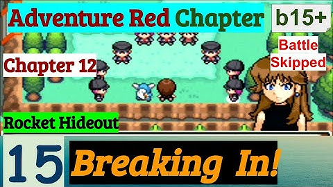 Pokemon Adventure Red Chapter Part 15 PokeFan Breaking In Rocket Hideout | GBA Rom Hack
