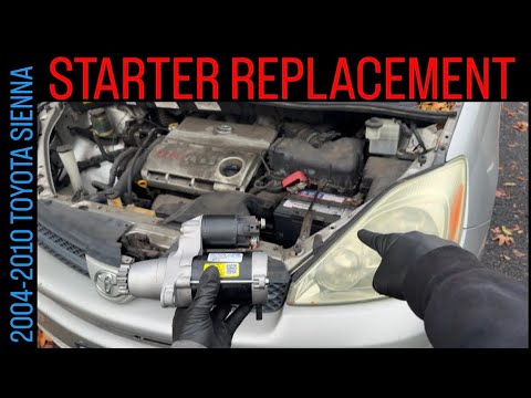 How to replace/change starter on 2004 2005 2006 2007 2008 2009 2010 ...