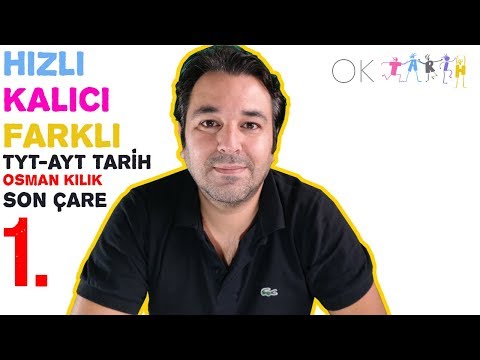 1. Tarih ve Zaman ( YKS TARİH 2024 ) TYT - AYT Tarih / Osman Kılık SON ÇARE Serisi