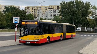 ↯ Solaris Urbino 18 III (MZA Warszawa #8592) 738 - Metro Trocka ↯