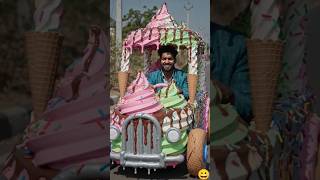 ice cream car 😀 #short #viral #icecream #car #ai