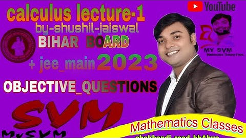 Differentiation Lecture-1  sankat mochan crash  course