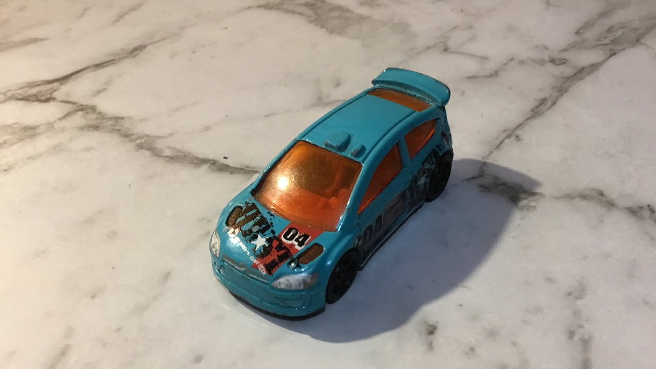 Hot Wheels Citroën C4 Rallye 2011 – Speed Machine, 1/64, état D'occasion