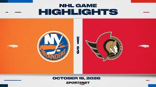 NHL Highlights | Islanders vs. Senators - October 15, 2026