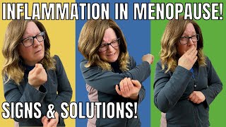 11 Menopausal symptoms linked to chronic inflammation. How to lower inflammation naturally.