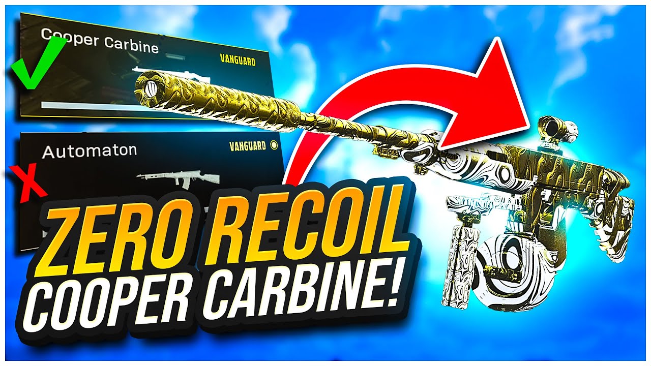 the NEW Best Gun in Warzone Pacific! Zero Recoil Cooper Carbine Loadout! [Caldera]