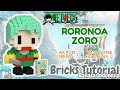 Build a Bricks Anime Series "RORONOA ZORO - One Piece" M133 | Tutorial Lego Bricks Mini