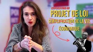 Let me explain the bill: Simplifying economic life