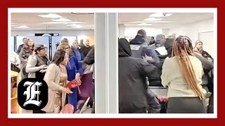 Illinois town meeting ends in brawl as ‘worst mayor in America’ makes an appearance