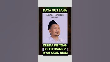 GUS BAHA TRANS 7 PONPES LIRBOYO