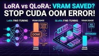LoRA vs QLoRA Fine Tuning: VRAM Optimization & Avoiding CUDA OOM