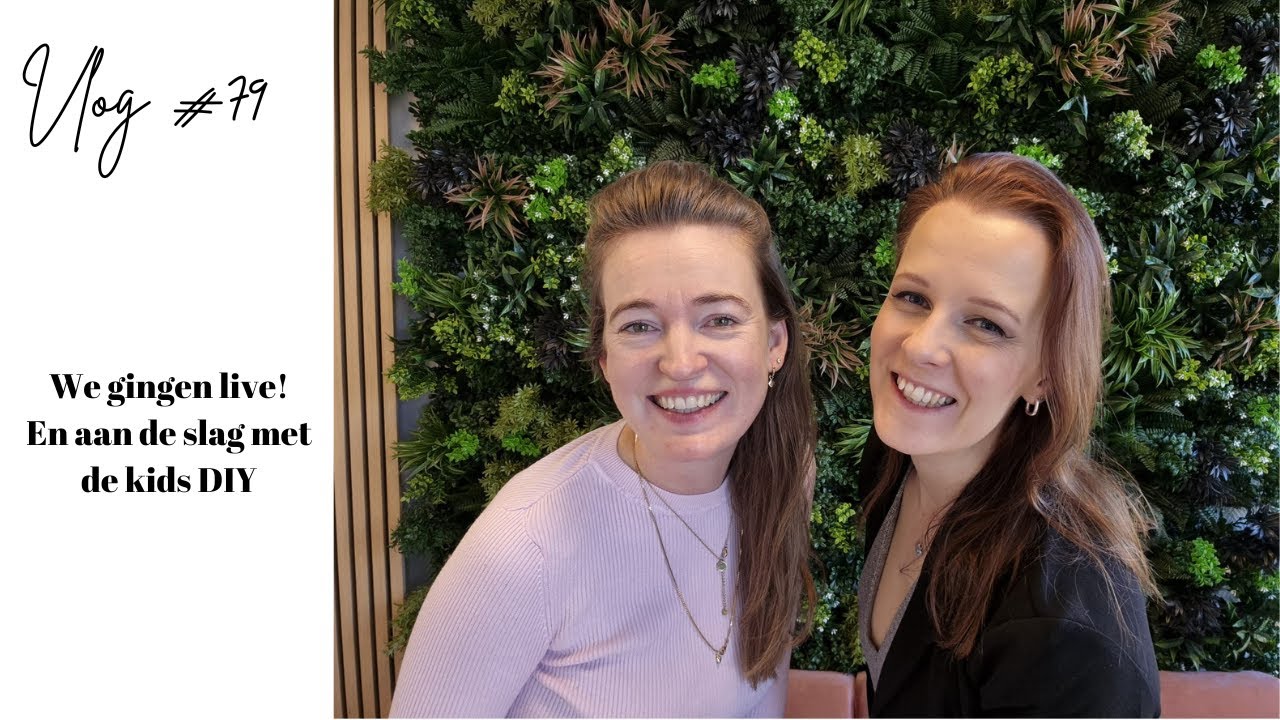 📹 Vlog #79 | We gingen live! En aan de slag met de kids DIY