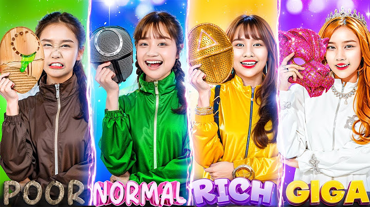 Poor Vs Rich Vs Giga Rich Vs Normal Girl At Squid Game 3