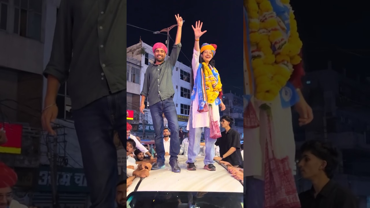 Delhi University students election 2025 || Vinod jakhar and Joslyn nandita choudhary