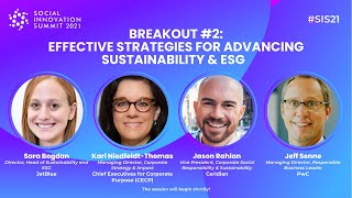 Social Innovation Summit 2021 | Effective Strategies for Advancing Sustainability & ESG