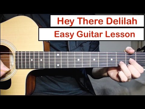 hey there delilah easy guitar chords