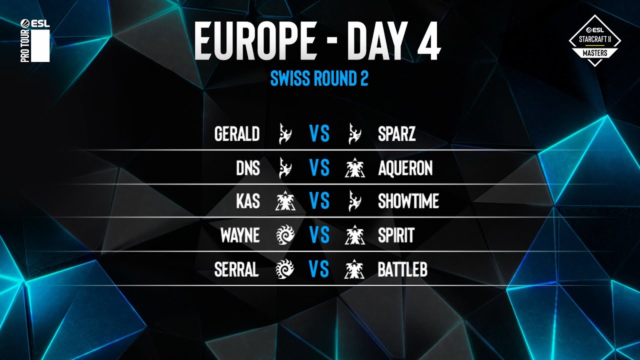 [ESL SC2 Masters Summer] EU Regionals День 5 !сетка YouTube