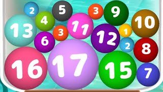 BULLET BALLS 3D - 2048 Sand Balls, Satisfying ASMR Game, Endless Merge Number & Dig Puzzle Math Game screenshot 5