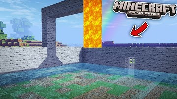 Realistic Lava VS Realistic Water In Minecraft