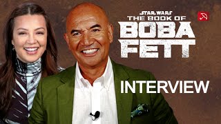 Celebrity Ming-Na Wen & Temuera Morrison THE BOOK OF BOBA FETT interview | Star Wars,The Mandalorian, Disney+ Wealth