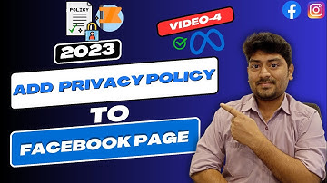 How To Create Privacy Policy For Facebook Page | #facebookpage