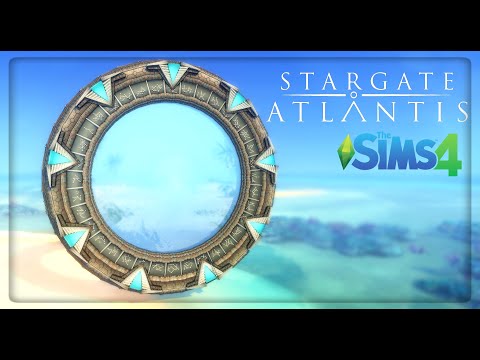 ✨ Stargate Atlantis Portal ✨ | noCC | Speed Build | Sims 4