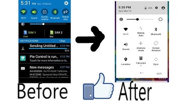 How to change notification bar without root in Hindi