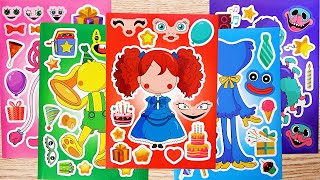 [Sticker Play파피 플레이타임 캐릭터를 재미있는 파티 스티커로 꾸미기 | Decorate Poppy Playtime Characters with Party Stickers