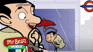 Mr Bean On The Underground! | Mr Bean Animated Cartoons | Mr Bean World