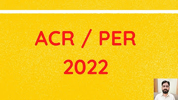 How to Apply Online ACR / PER on HRMS in 2022 | Teachers’ ACR Form