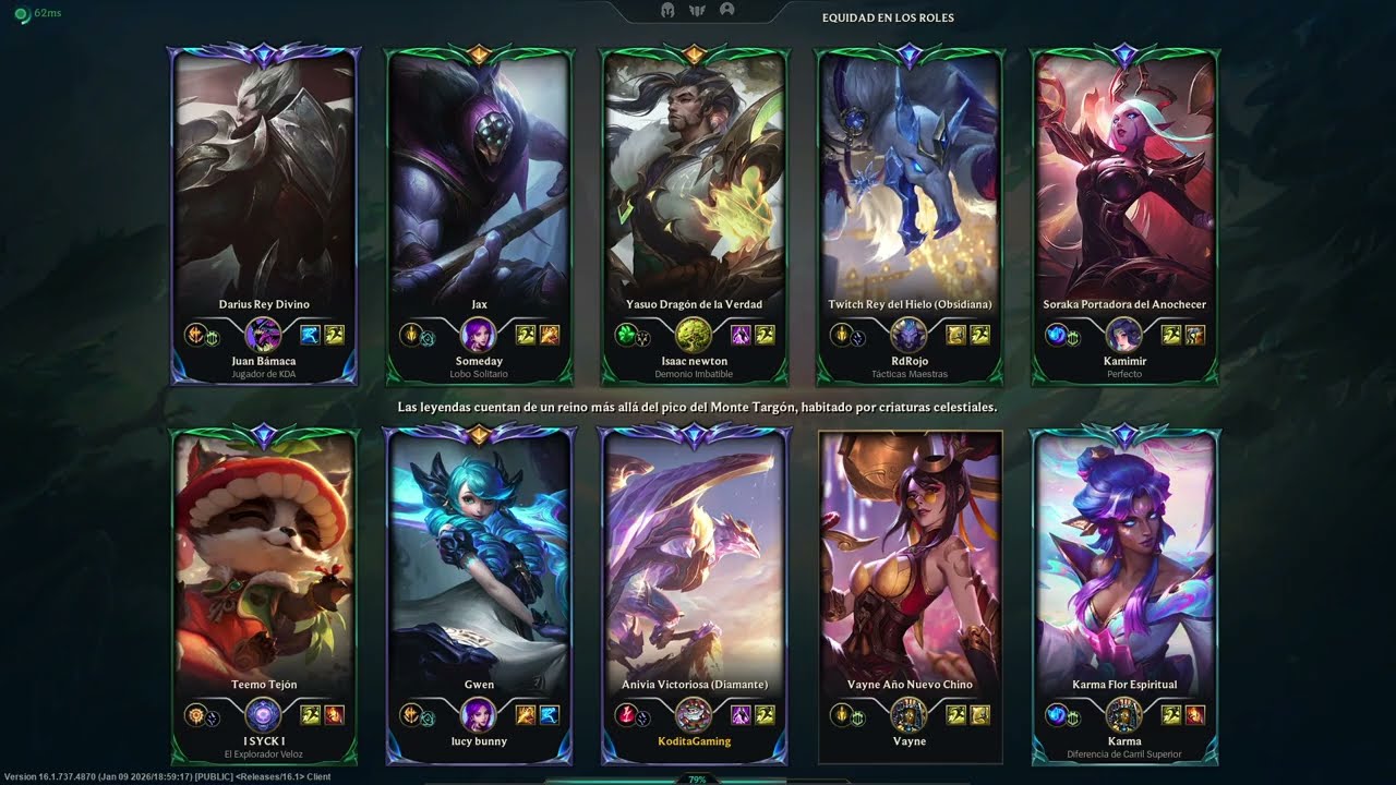 GAMEPLAY - LOL - CLASIS