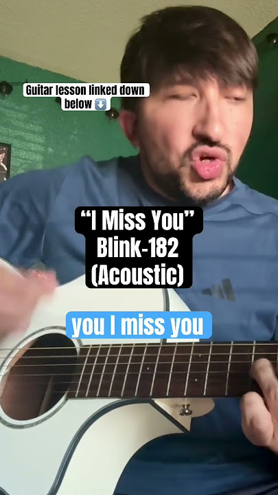 “I Miss You” - Blink-182 (Acoustic Cover) #guitar #singer #music #halloween #acoustic #musician