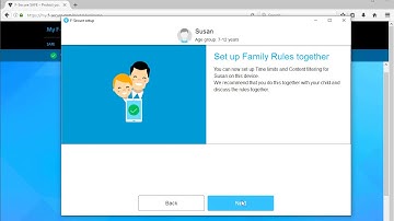 F Secure SAFE Parental setup on PC