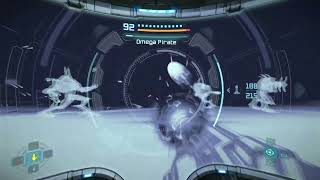 Metroid Prime Remastered Omega Pirate One Cycle Fight