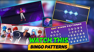 New KOF Bingo Patterns 2023 || Trick To Get KOF Skin at Cheap Price || KOF Event